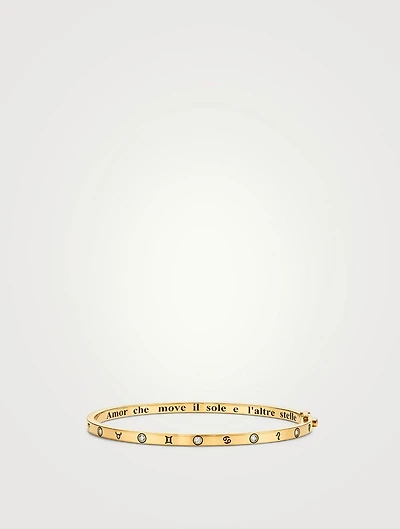 Small 18K Gold Astrid Bracelet With Diamonds