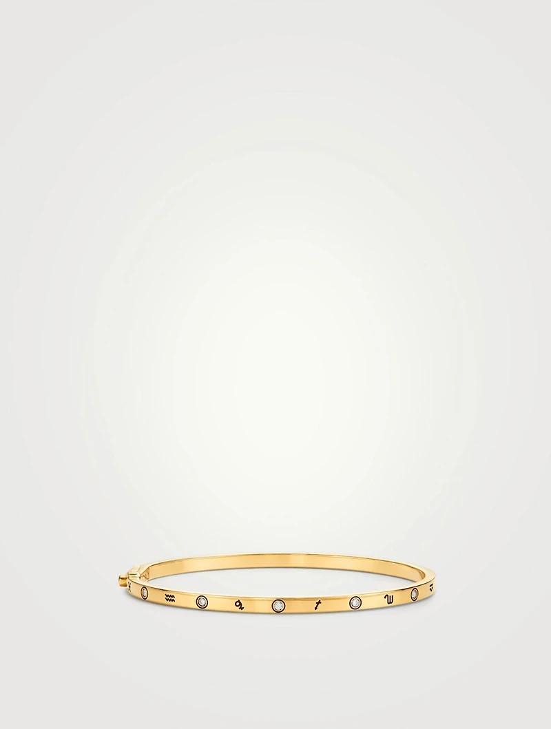 Small 18K Gold Astrid Bracelet With Diamonds