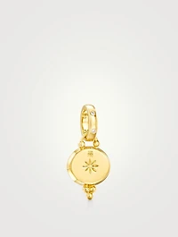 18K Gold Mini Sorcerer Pendant With Diamonds