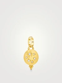 18K Gold Cosmos Pendant With Diamonds