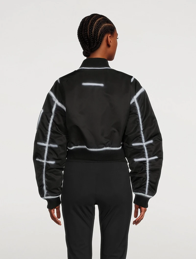 Givenchy x Chito Cropped Bomber Jacket