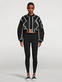 Givenchy x Chito Cropped Bomber Jacket