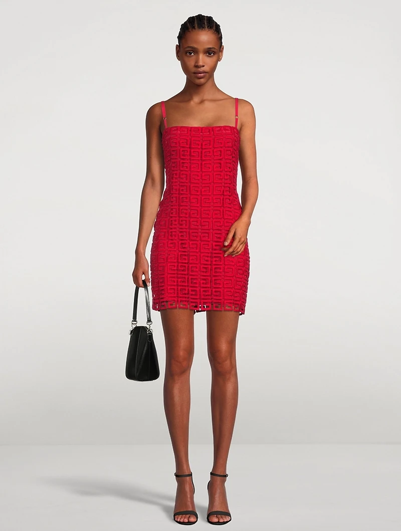 4G Guipure Slip Dress