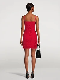 4G Guipure Slip Dress