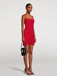 4G Guipure Slip Dress
