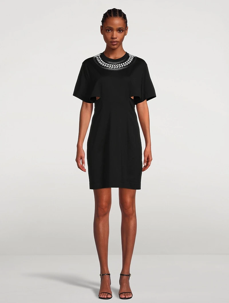 Givenchy x Chito T-Shirt Dress With Graphic Cuts