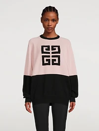 Bicolour 4G Jacquard Cashmere Sweater