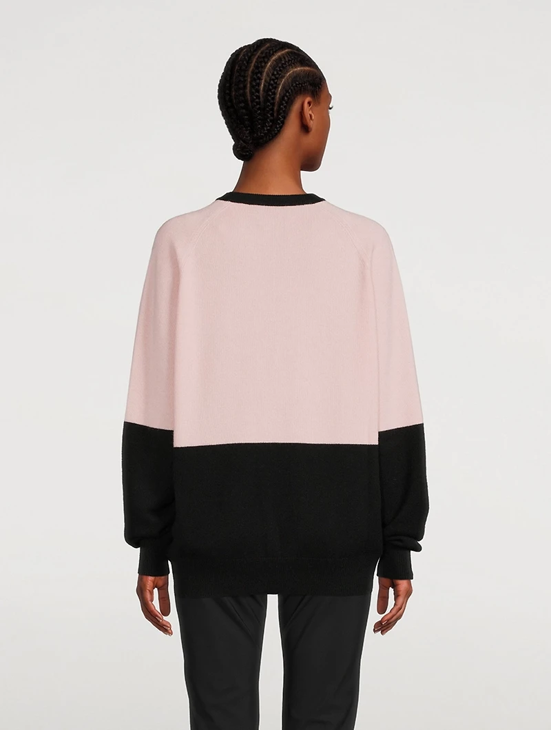 Bicolour 4G Jacquard Cashmere Sweater