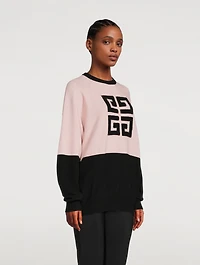 Bicolour 4G Jacquard Cashmere Sweater