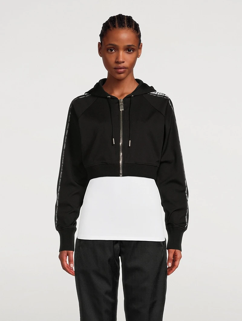 Givenchy x Chito Cropped Hoodie With 4G Stripe