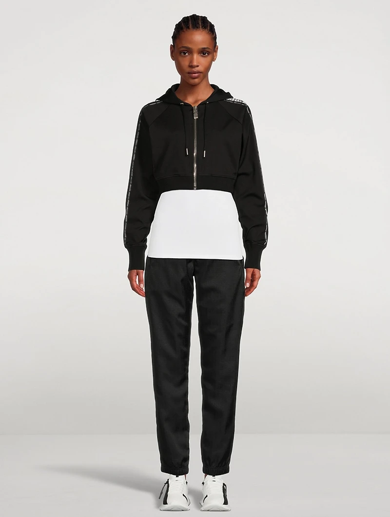 Givenchy x Chito Cropped Hoodie With 4G Stripe