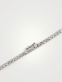 18K White Gold Hepburn Choker Necklace With Diamonds