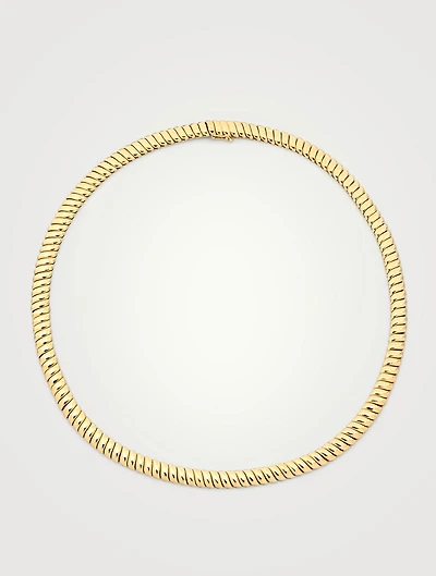 18K Yellow Gold Zoe Choker Necklace
