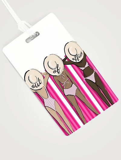 Busy Backside Luggage Tag