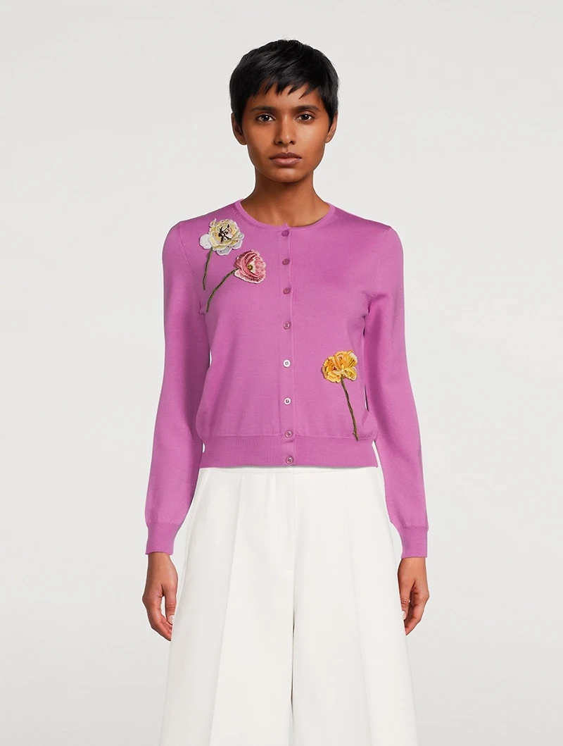 Blossom Embroidered Cardigan
