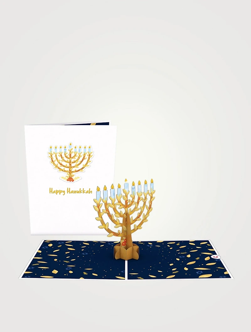 Menorah Pop-Up Card