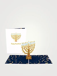 Menorah Pop-Up Card