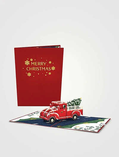 Holiday Truck Pop-Up Card