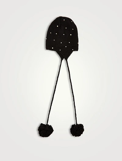Muffy Angora Pom Pom Hat