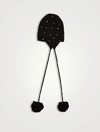 Muffy Angora Pom Pom Hat