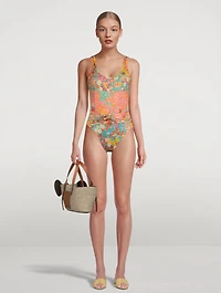 Roopa x Tie Tank One-Piece Swimsuit