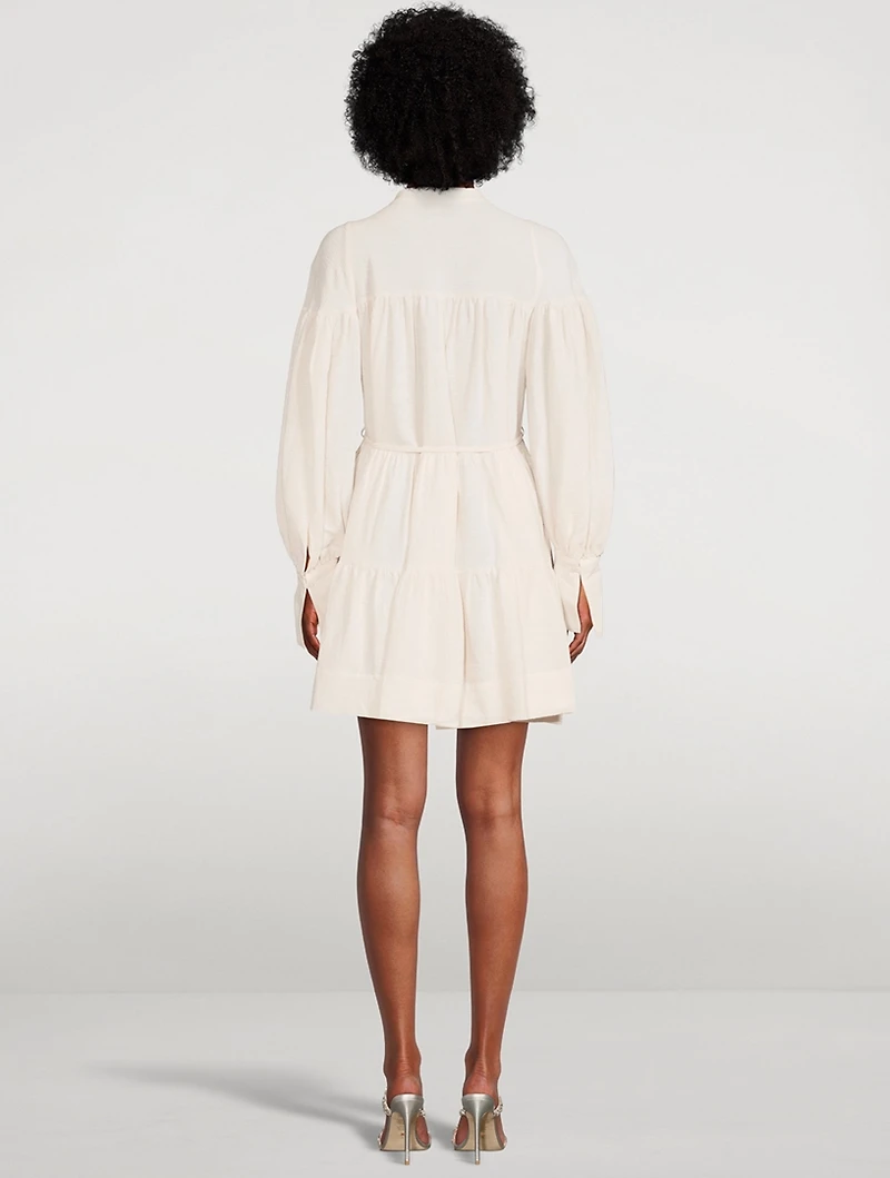 Brigitte Tiered Mini Dress