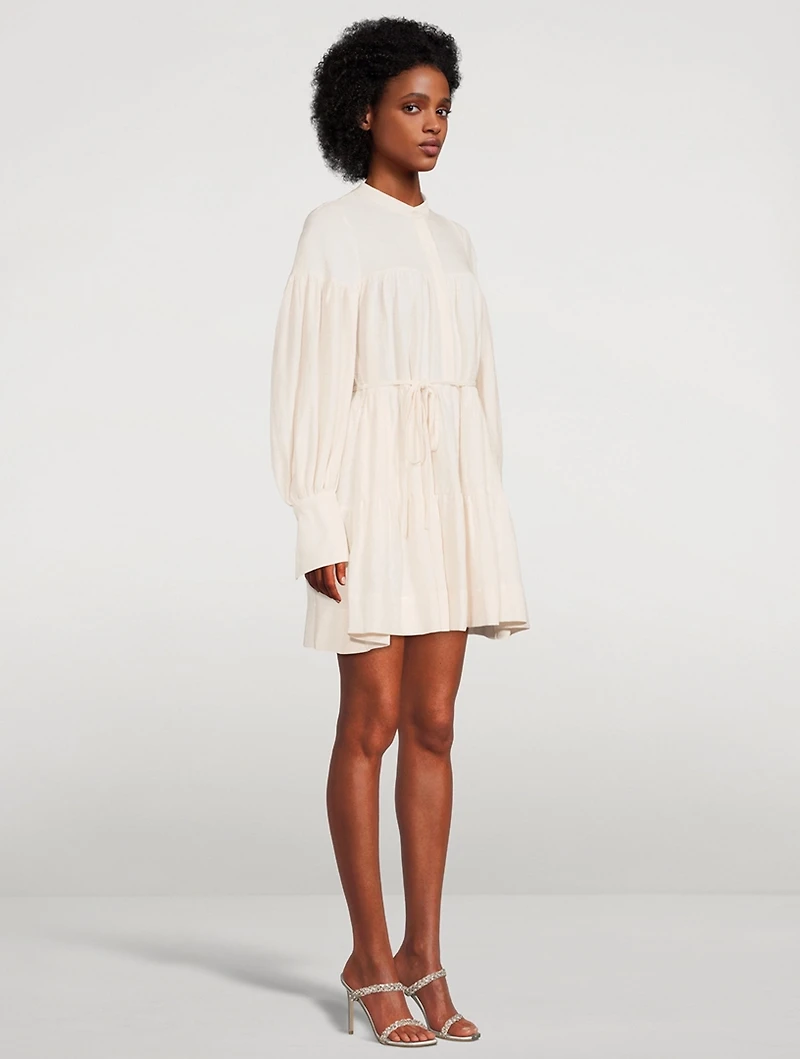Brigitte Tiered Mini Dress