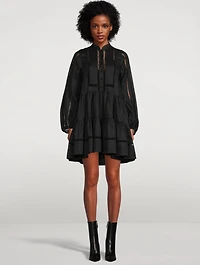 Arielle Tuxedo Linen Dress