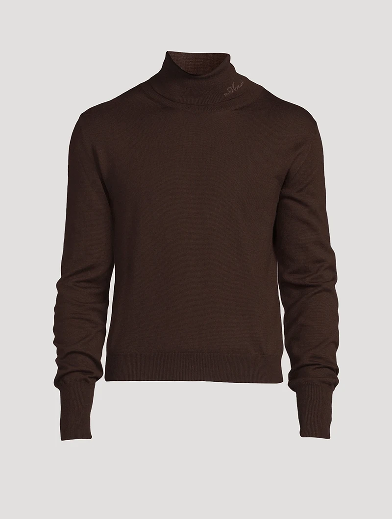 Cashmere And Silk Turtleneck Sweater