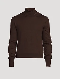 Cashmere And Silk Turtleneck Sweater