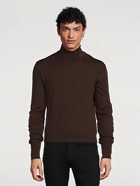 Cashmere And Silk Turtleneck Sweater