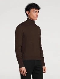 Cashmere And Silk Turtleneck Sweater