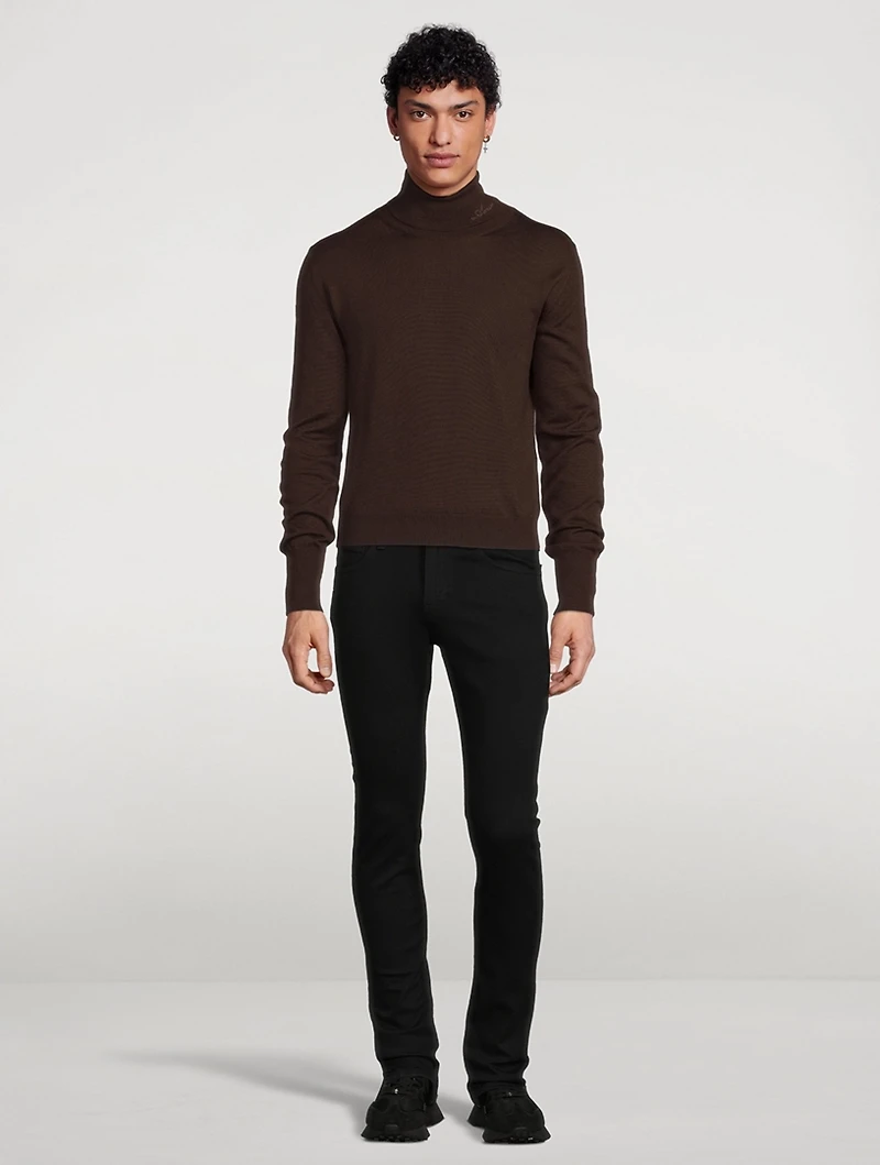 Cashmere And Silk Turtleneck Sweater