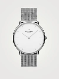 Native Stainless Steel Mesh Strap Watch