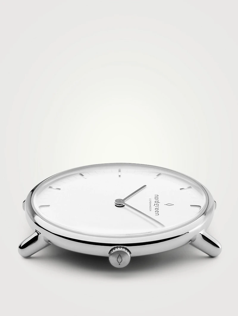 Native Stainless Steel Mesh Strap Watch