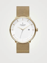 Philosopher Stainless Steel Mesh Strap Watch