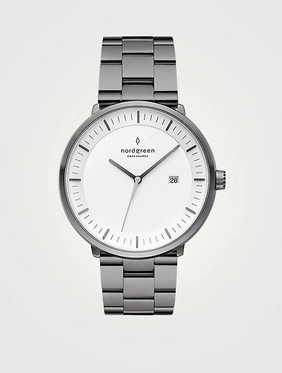 Philosopher Stainless Steel Bracelet Strap Watch