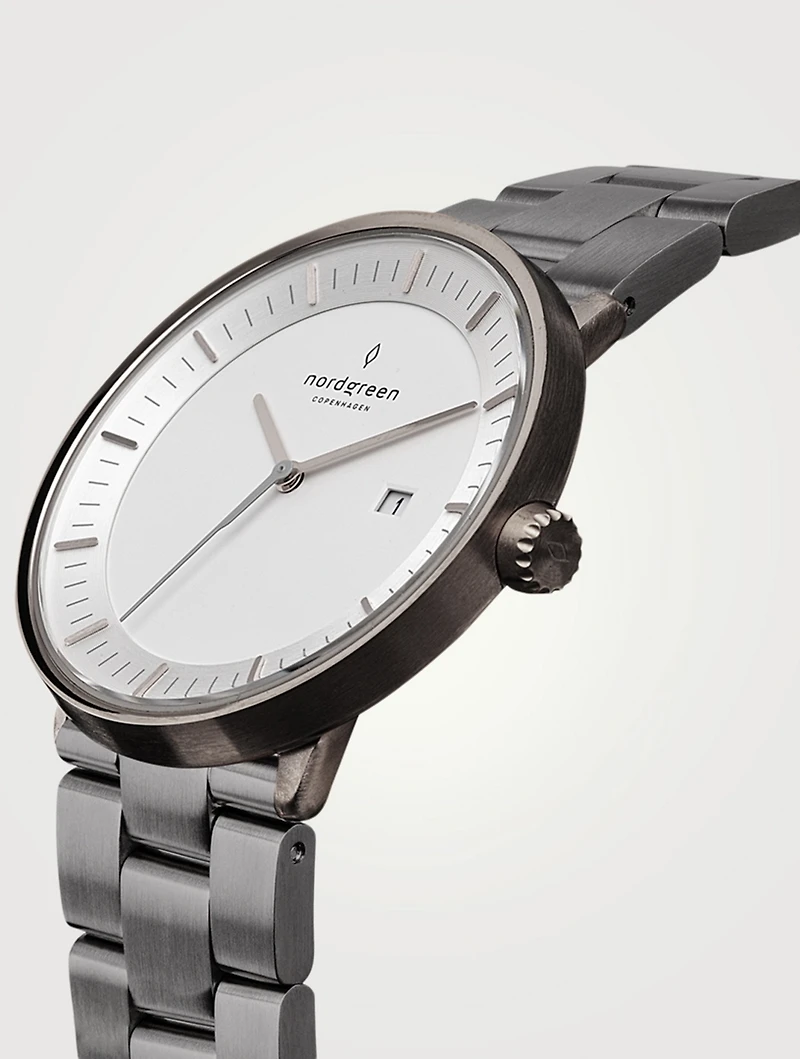 Philosopher Stainless Steel Bracelet Strap Watch