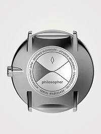 Philosopher Stainless Steel Bracelet Strap Watch