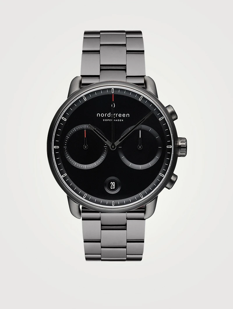 Pioneer Chronograph Stainless Steel Bracelet Watch