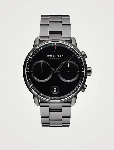 Pioneer Chronograph Stainless Steel Bracelet Watch