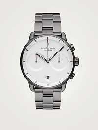 Pioneer Chronograph Stainless Steel Bracelet Strap Watch