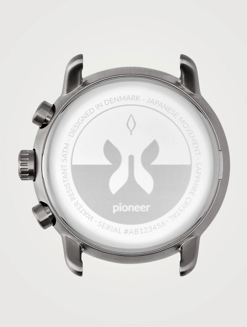Pioneer Chronograph Stainless Steel Bracelet Strap Watch