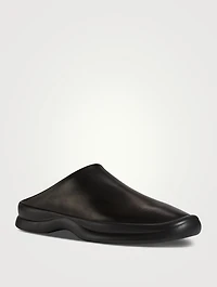 Town Leather Clogs