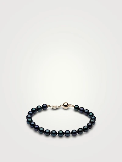 Classic 18K Gold Freshwater Pearl Bracelet