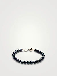 Classic 18K Gold Freshwater Pearl Bracelet