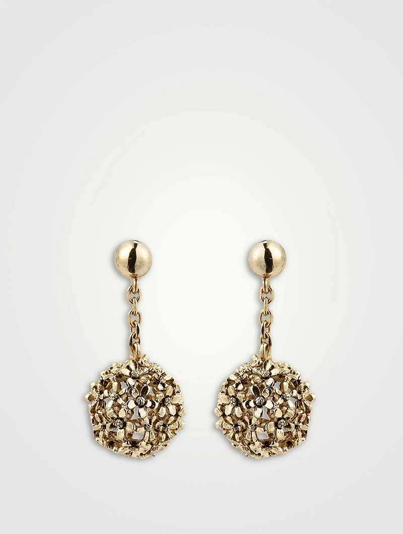 Mini Flower Drop Earrings