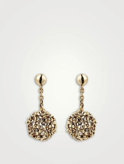 Mini Flower Drop Earrings