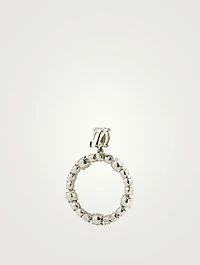 Hoop Clip-On Earrings With Crystals