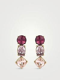 Drop Earrings With Crystals